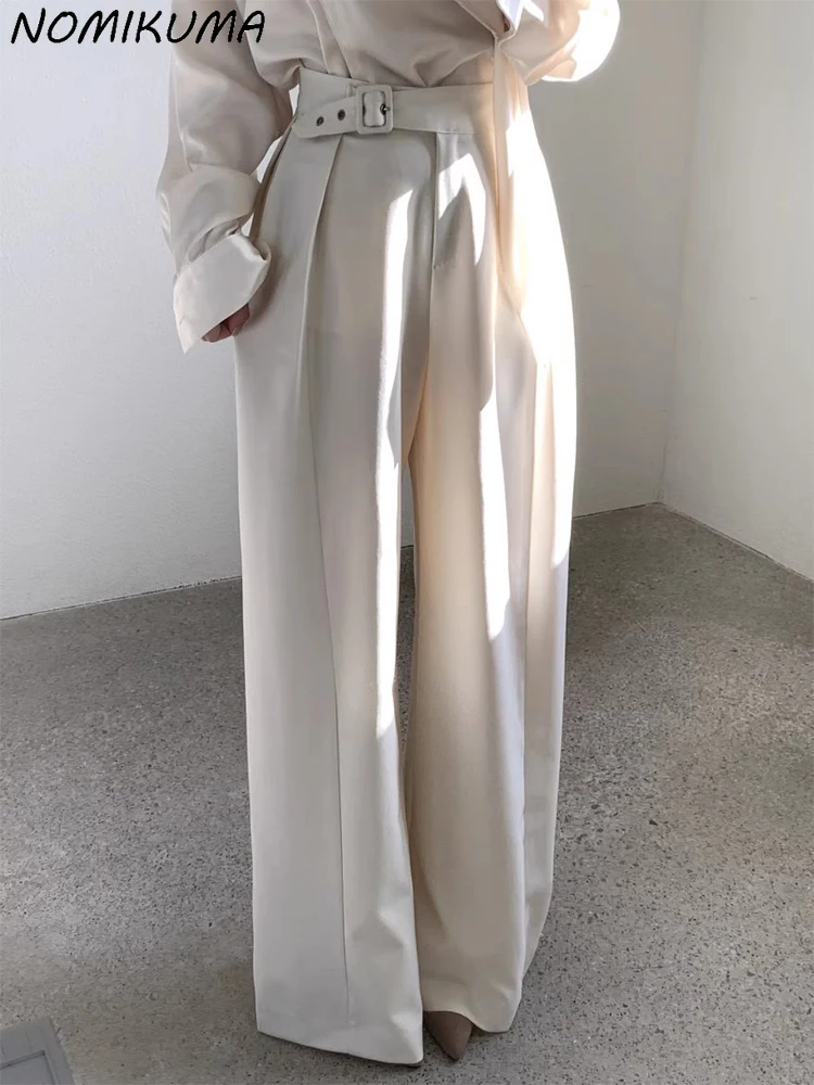 Nomikuma Korean Chic Spring New Niche Design Style High Waist Slimming Wide Leg Casual Pants Long Trousers Female
Nomikuma Korean Chic Spring New Niche Design Style High Waist Slimming Wide Leg Casual Pants Long Trousers Female