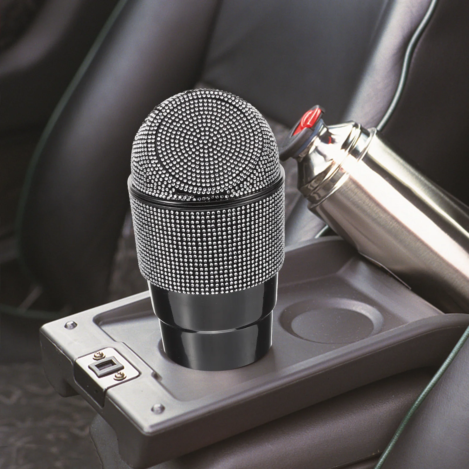 Trash Bling Rhinestone Design Durable Vehicle Garbage Bin For Cup Holder Interior Storage Compact Easy Clean Long Lasting Use
Trash Bling Rhinestone Design Durable Vehicle Garbage Bin For Cup Holder Interior Storage Compact Easy Clean Long Lasting Use