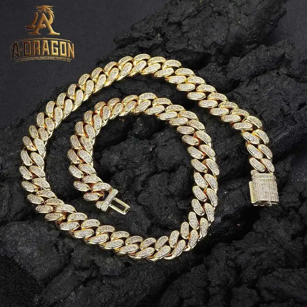 22mm 18 Vvs Moissanite Diamond Cuban Necklace Custom Baguette Link Chain Hip Hop Fine Jewelry for Rapper
22mm 18 Vvs Moissanite Diamond Cuban Necklace Custom Baguette Link Chain Hip Hop Fine Jewelry for Rapper