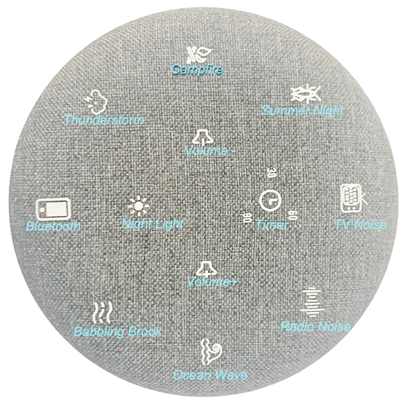 A73E-Bluetooth Speaker Relaxing & Soothing Machine RGB Color Lights White Noise Sleep Therapy And Speaker For Kids Adults
A73E-Bluetooth Speaker Relaxing & Soothing Machine RGB Color Lights White Noise Sleep Therapy And Speaker For Kids Adults