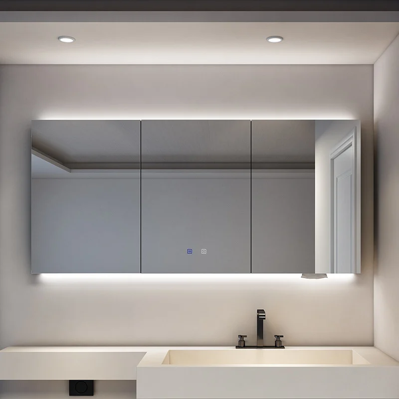 Bathroom smart mirror cabinet separately customized space aluminum bathroom washbasin washbasin defogging storage integrated mir
Bathroom smart mirror cabinet separately customized space aluminum bathroom washbasin washbasin defogging storage integrated mir