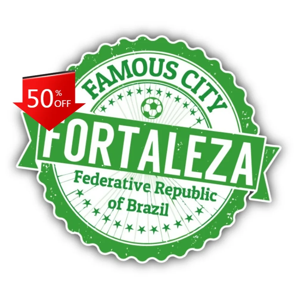 Fortaleza City Brazil Grunge Vintage Car Laptop Window Bumper Waterproof Vinyl Decal Gift Aesthetic Vintage Funny Vintage
Fortaleza City Brazil Grunge Vintage Car Laptop Window Bumper Waterproof Vinyl Decal Gift Aesthetic Vintage Funny Vintage