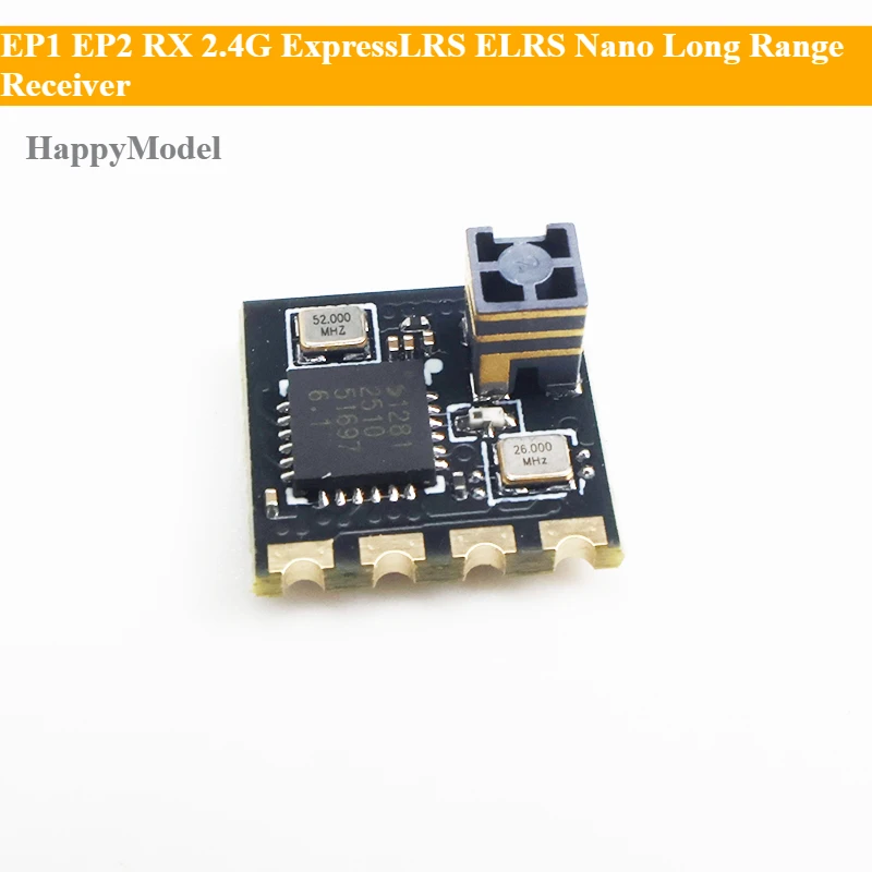 Новый приемник HappyModel EP1 EP2 RX 2.4G ExpressLRS ELRS Nano для модуля ES24TX, для радиоуправляемых самолетов, FPV, для полетов на дальние расстояния, DIY
Новый приемник HappyModel EP1 EP2 RX 2.4G ExpressLRS ELRS Nano для модуля ES24TX, для радиоуправляемых самолетов, FPV, для полетов на дальние расстояния, DIY