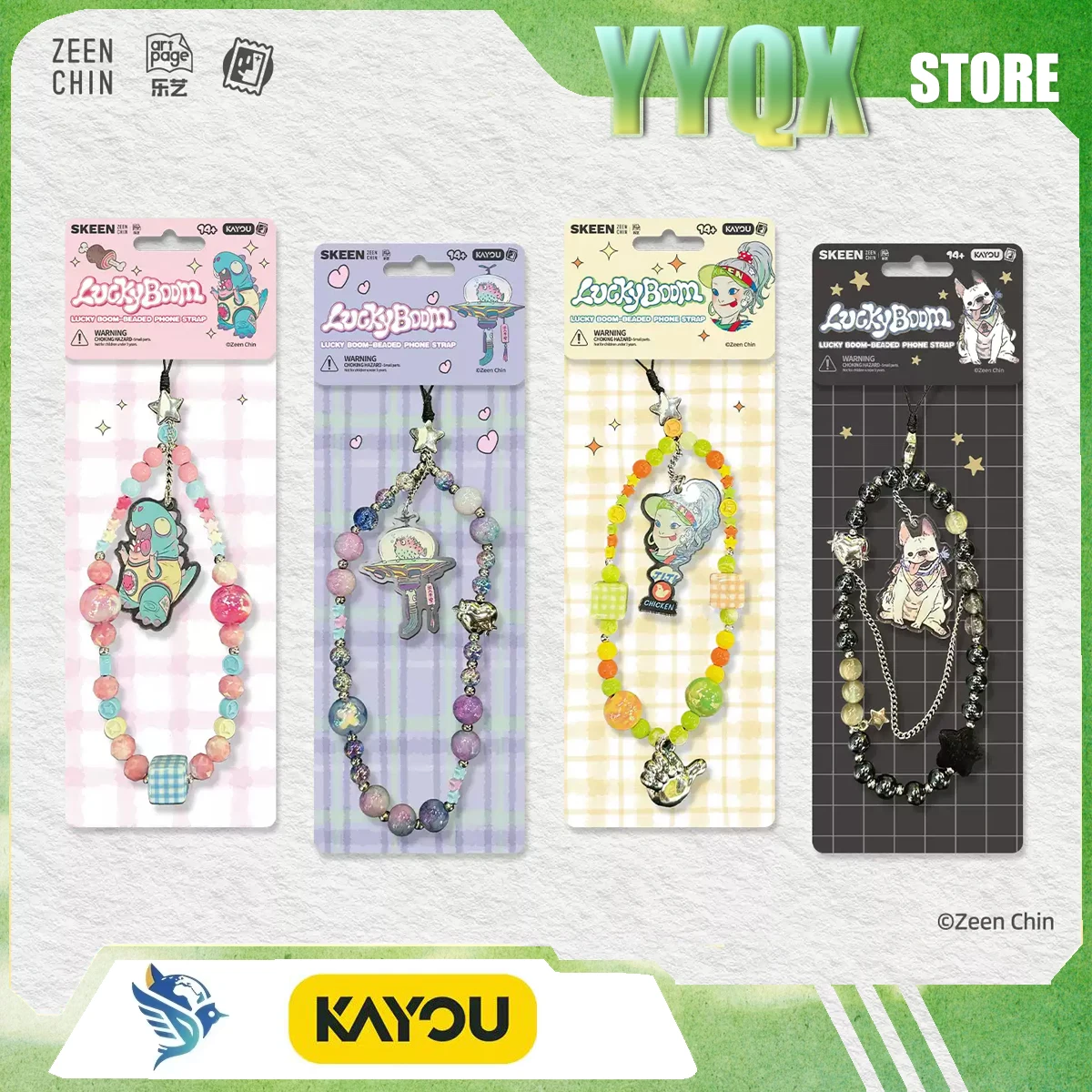 KAYOU 2026 New SKEEN ZEENCHIN Phone Strap Beading Pendant Accessories Collection Ornament Toy Art Periphery Gift Cartoon Anime
KAYOU 2026 New SKEEN ZEENCHIN Phone Strap Beading Pendant Accessories Collection Ornament Toy Art Periphery Gift Cartoon Anime