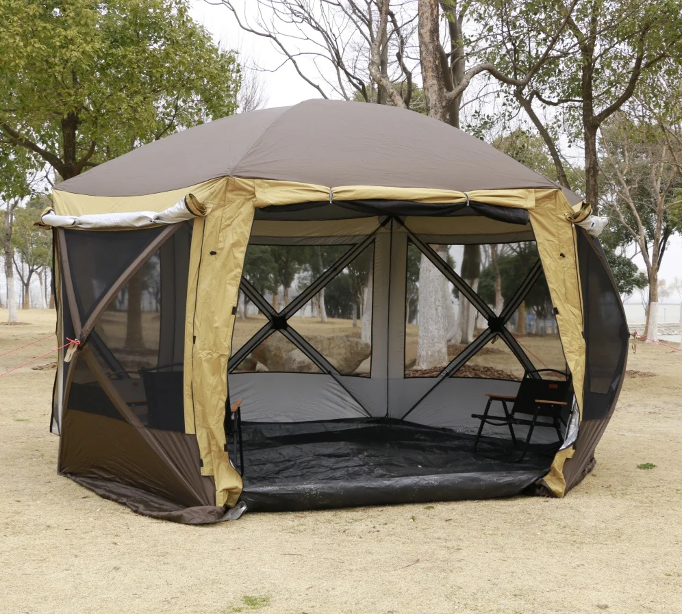 Portable Folding Luxury Big Space Outdoor Activities Party Tent 8~12 People Large Family Camping Tent
Portable Folding Luxury Big Space Outdoor Activities Party Tent 8~12 People Large Family Camping Tent