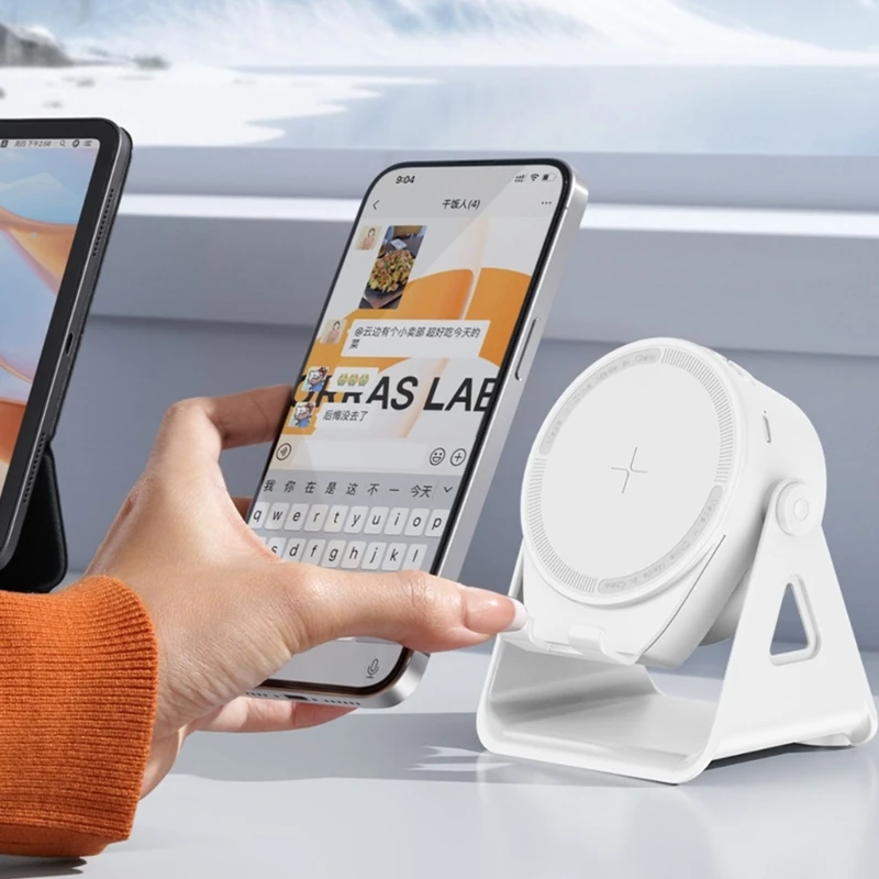 Wireless Bluetooth Speaker 3-in-1 Adjustable Desktop Mobile Phone Holder Support Portable Multifunction Gadget Cell Phone Stand
Wireless Bluetooth Speaker 3-in-1 Adjustable Desktop Mobile Phone Holder Support Portable Multifunction Gadget Cell Phone Stand