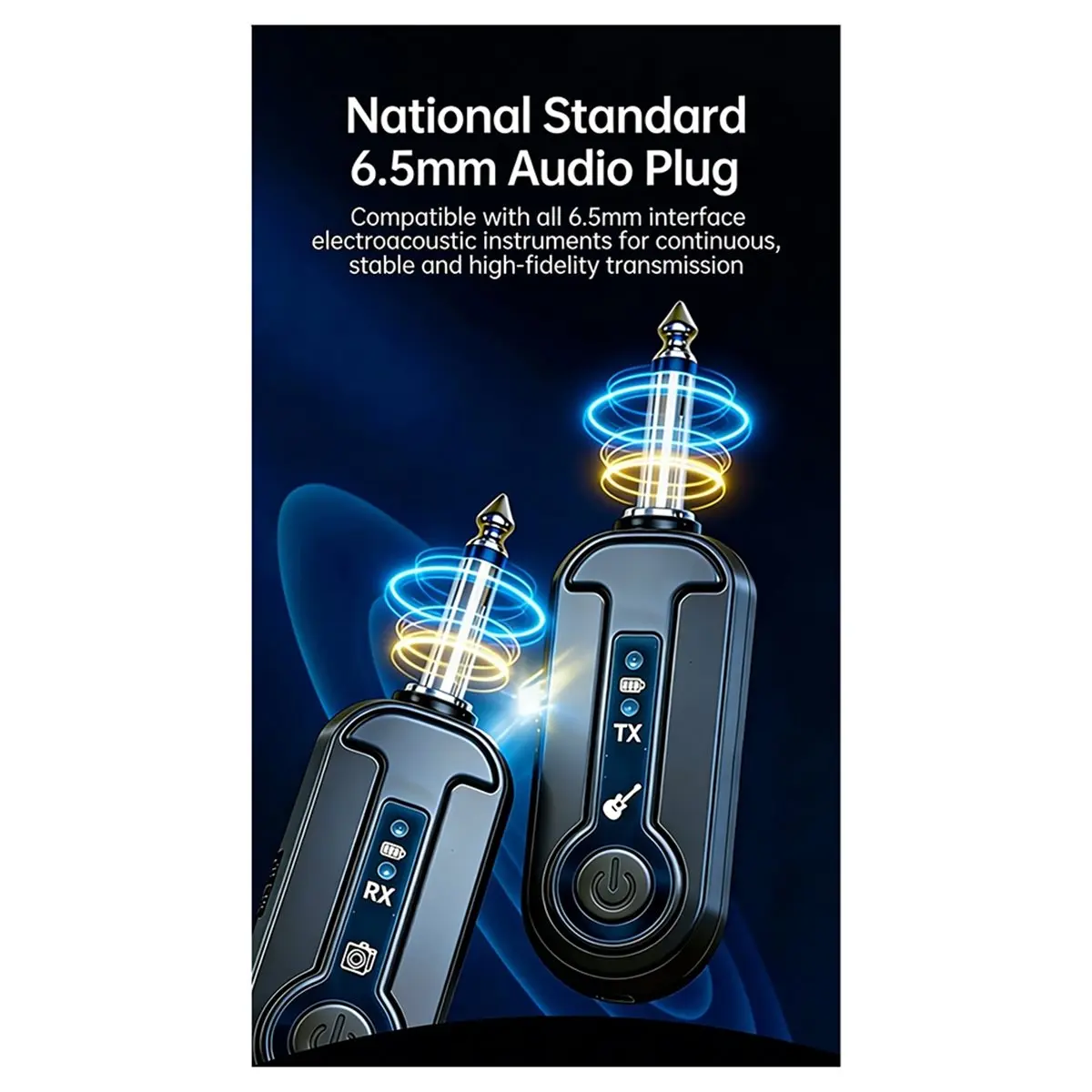 A61P New 2.4G Wireless Transmitter/Receiver for Electric Guitars, Keyboards Transmission Distance of 150m. B
A61P New 2.4G Wireless Transmitter/Receiver for Electric Guitars, Keyboards Transmission Distance of 150m. B