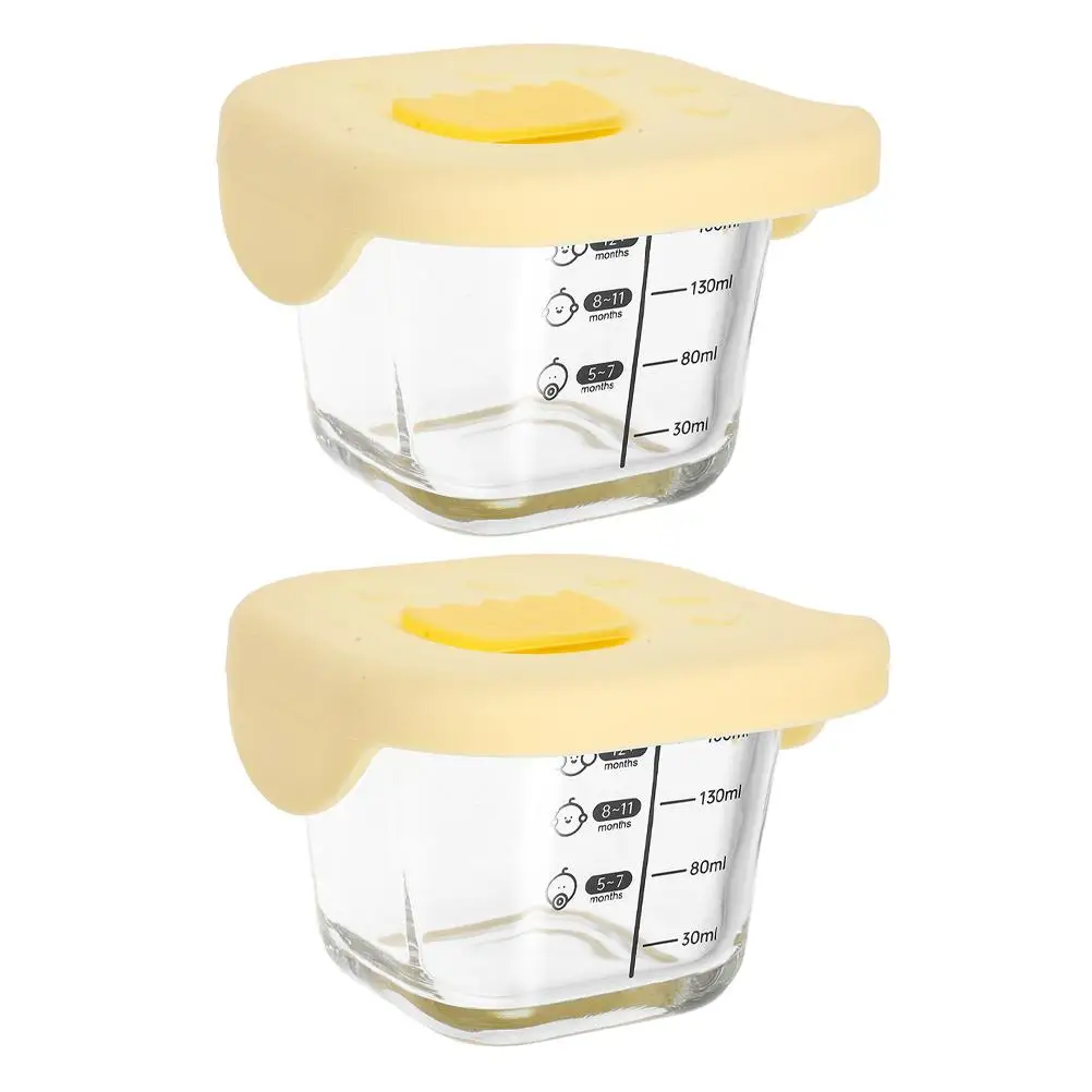2 Pcs Baby Food Storage Containers Glass Heat Resistant Bowl Sealed Portable Microwave Safe Infant Bowls Rice Container
2 Pcs Baby Food Storage Containers Glass Heat Resistant Bowl Sealed Portable Microwave Safe Infant Bowls Rice Container