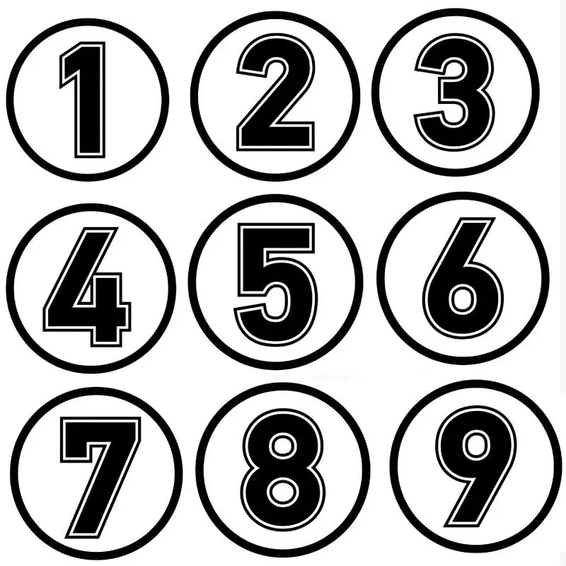 Numbers 0123456789 Helmet Racing Vinyl Decals Motorcycle Accessories Waterproof Sticker Y469
Numbers 0123456789 Helmet Racing Vinyl Decals Motorcycle Accessories Waterproof Sticker Y469