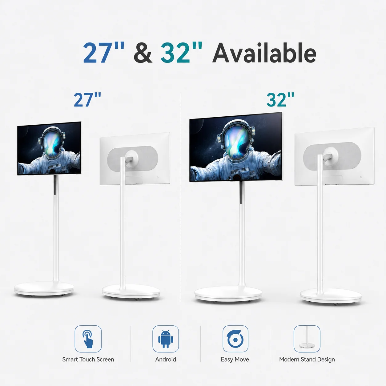 Top-seller Reasonable Price Wireless Digital 32 Touch Screen Smart Portable Lcd Tv Stand by Me
Top-seller Reasonable Price Wireless Digital 32 Touch Screen Smart Portable Lcd Tv Stand by Me