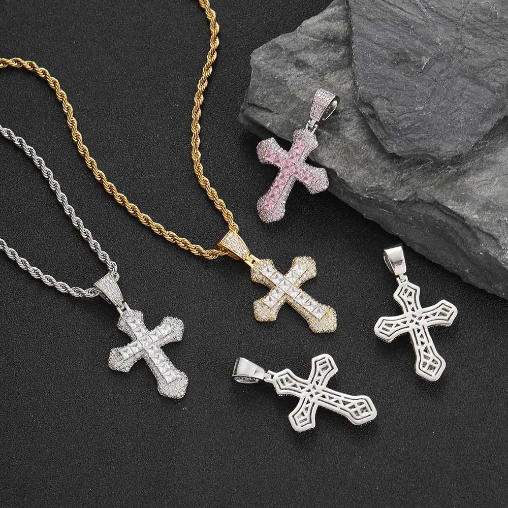 Personality colored AAA zirconium cross necklace man pendant cross-border necklace jewelry women free of postag
Personality colored AAA zirconium cross necklace man pendant cross-border necklace jewelry women free of postag