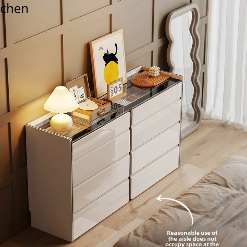HXL bedroom chest bedside storage cabinet simple modern Italian wall TV drawer storage cabinet
HXL bedroom chest bedside storage cabinet simple modern Italian wall TV drawer storage cabinet