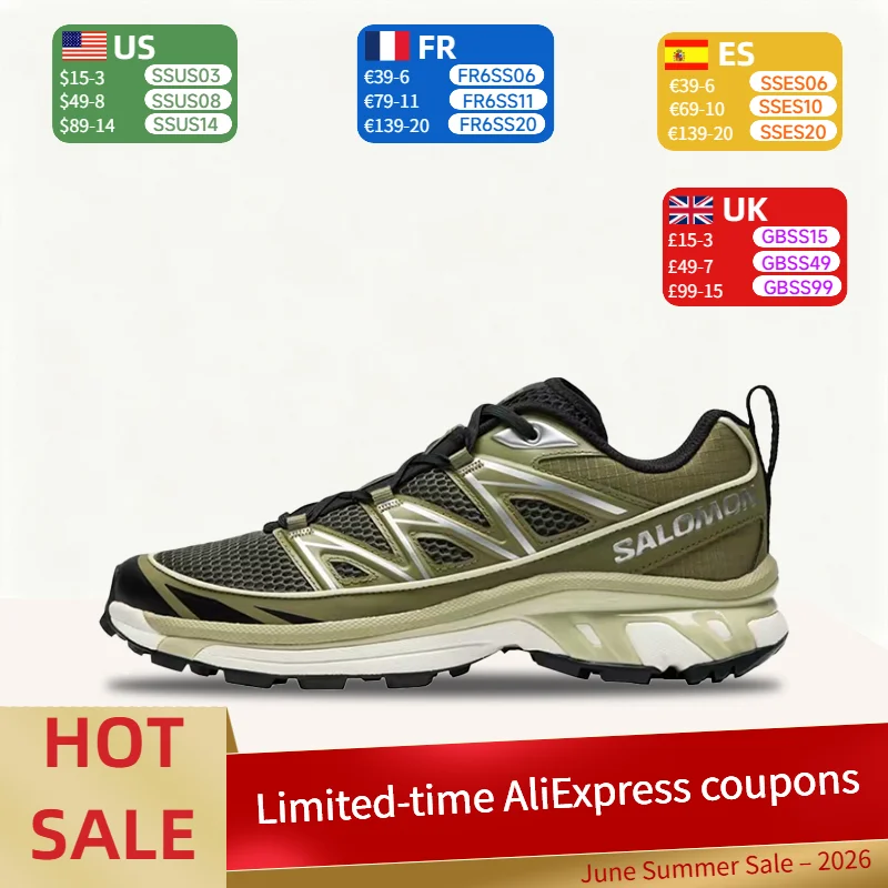 Salomon XT-6 EXPANSE: Low-cut outdoor running shoes with stable support to reduce foot fatigue; unisex style - Green 477486
Salomon XT-6 EXPANSE: Low-cut outdoor running shoes with stable support to reduce foot fatigue; unisex style - Green 477486