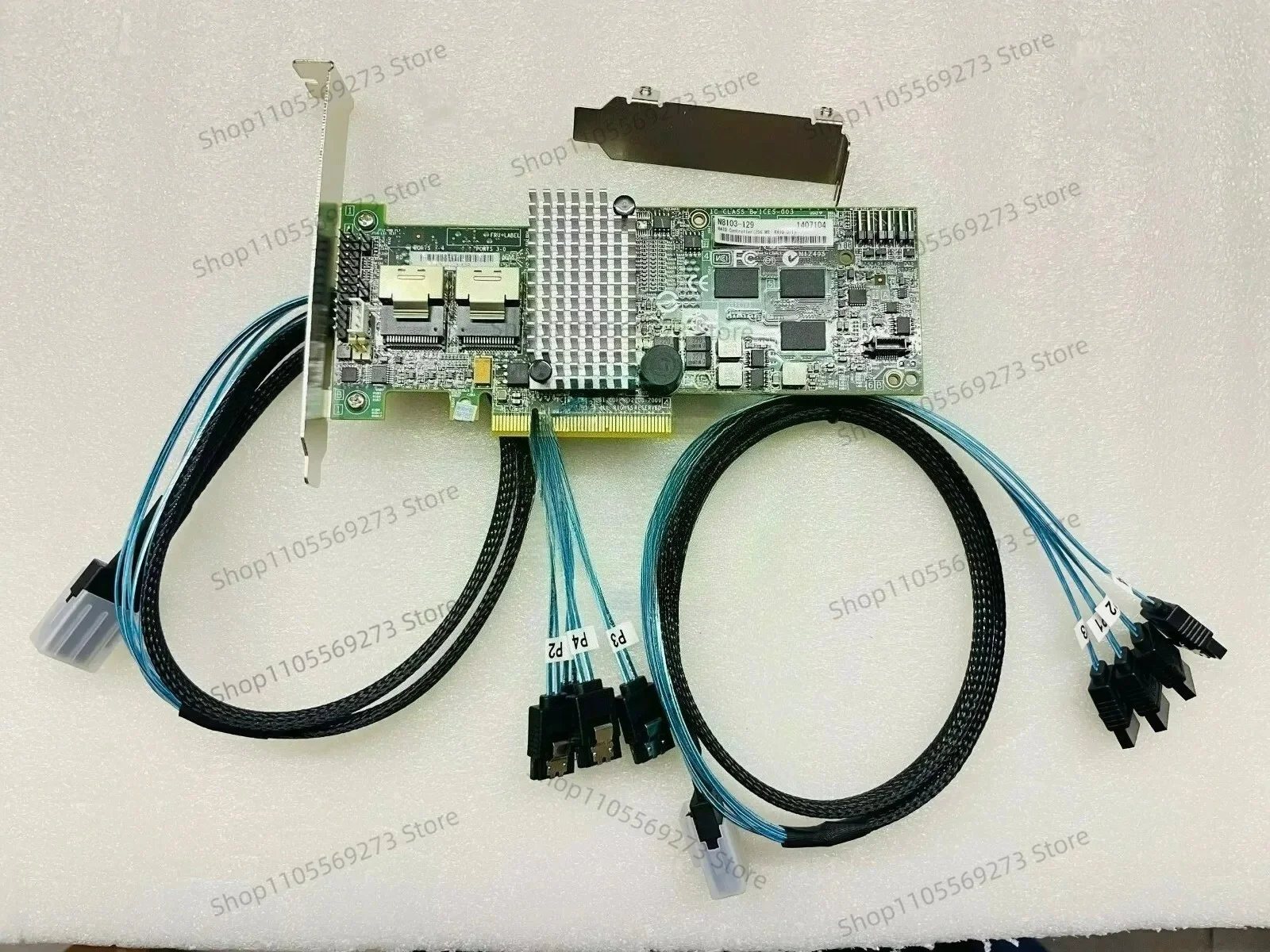 6Gbps PCIe RAID Controller Card 8 Ports Storage Expansion Card 256M Cache With SFF8087 Connection Cable
6Gbps PCIe RAID Controller Card 8 Ports Storage Expansion Card 256M Cache With SFF8087 Connection Cable