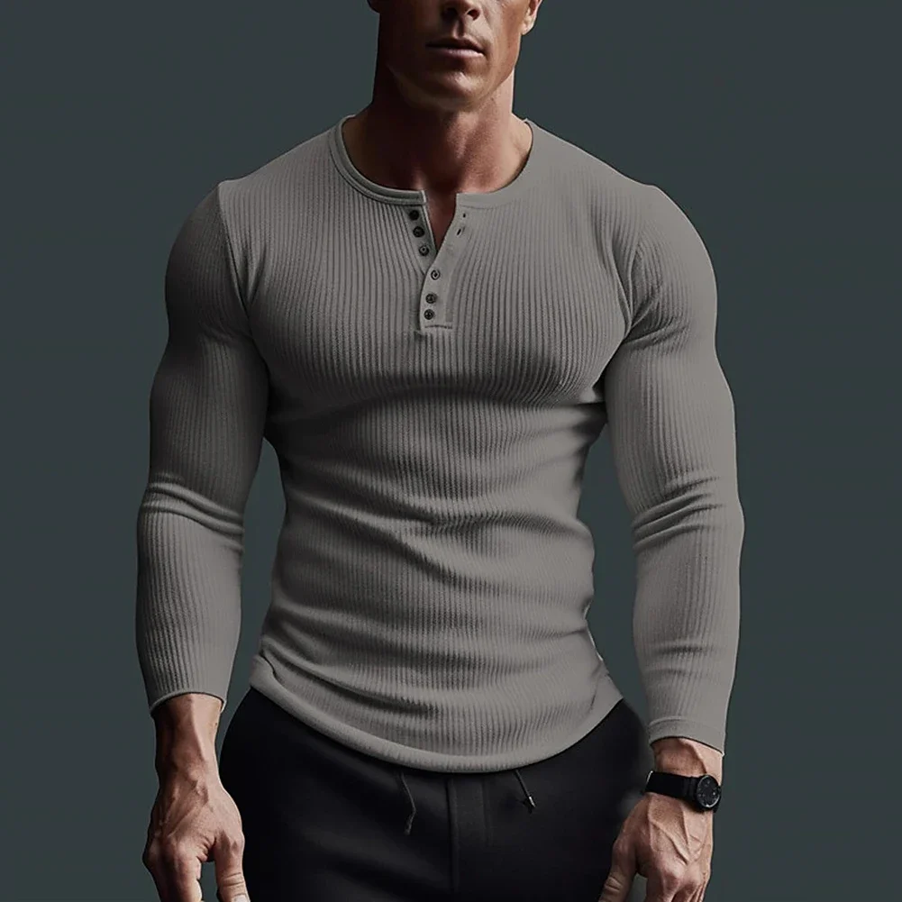 Tops Men T-Shirt Autumn/Winter Casual Fitness Shirts High Elasticity Large Size Long Sleeve Solid Color Stand Collar
Tops Men T-Shirt Autumn/Winter Casual Fitness Shirts High Elasticity Large Size Long Sleeve Solid Color Stand Collar