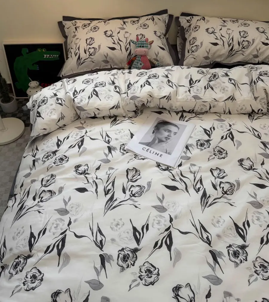 Fashion pastoral flower bedding set,full queen european american country cotton home textile bed sheet pillow case quilt cover
Fashion pastoral flower bedding set,full queen european american country cotton home textile bed sheet pillow case quilt cover