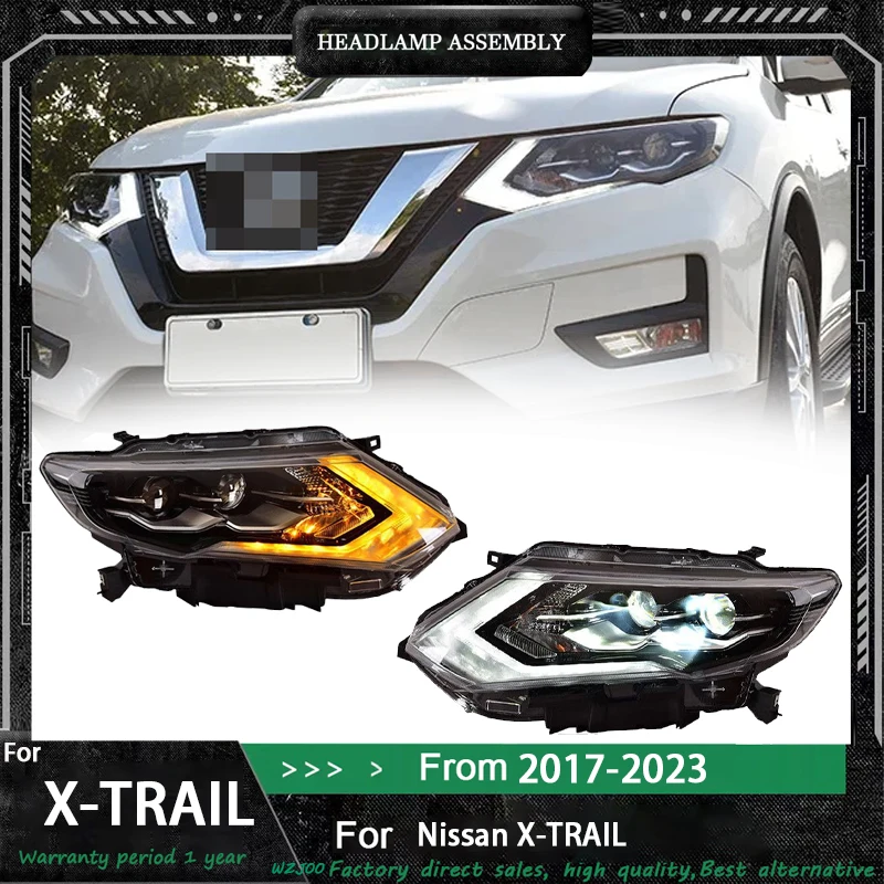 For Nissan X-TRAIL 2017-2023 Modified LED Headlights Front Headlight Assembly Daytime Running Lights Turn Signal Car Accessories
For Nissan X-TRAIL 2017-2023 Modified LED Headlights Front Headlight Assembly Daytime Running Lights Turn Signal Car Accessories