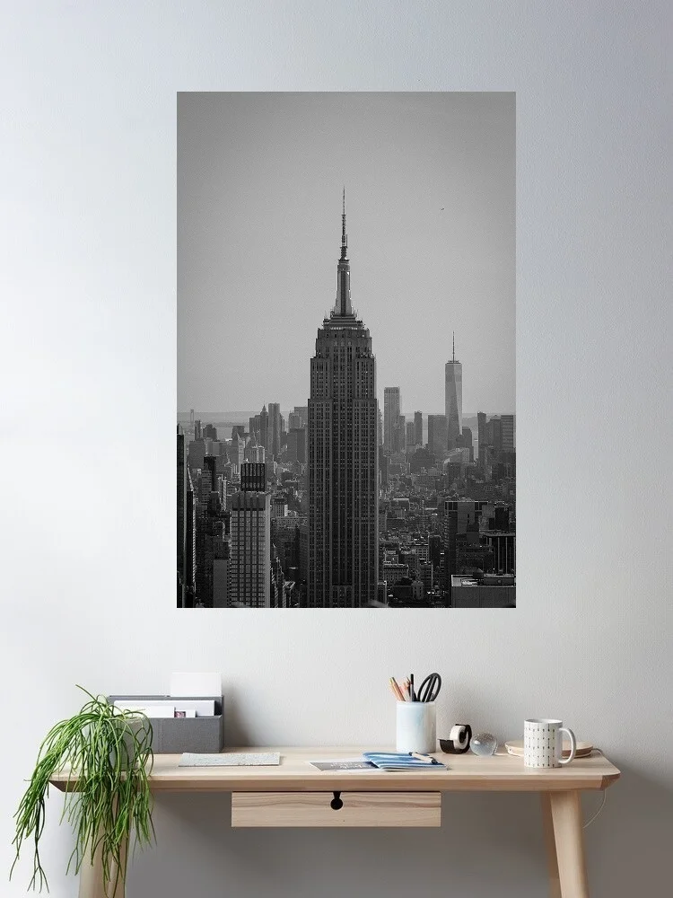 Empire State Building in Midtown Manhattan, New York City Art Print Canvas Poster, Living Room Decor, Home Wall Picture
Empire State Building in Midtown Manhattan, New York City Art Print Canvas Poster, Living Room Decor, Home Wall Picture