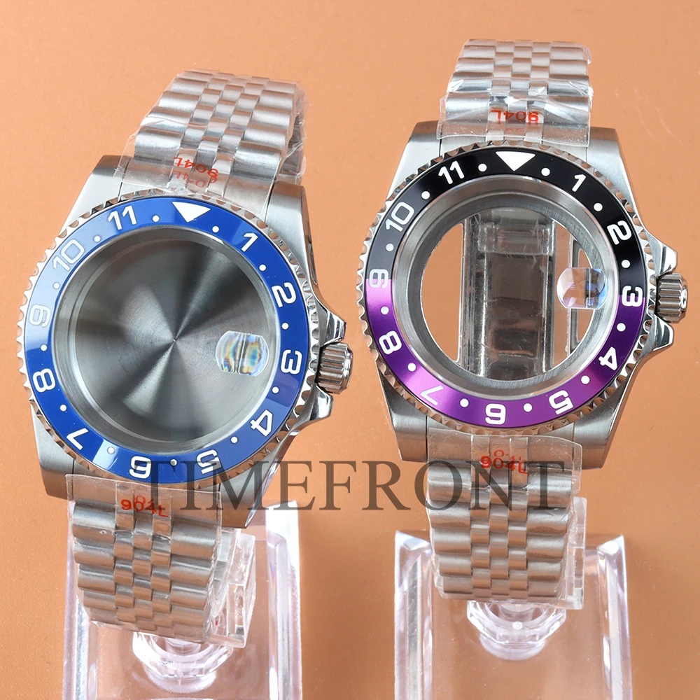40mm NH35 Silver Watch Case with Jubilee Strap Sapphire Glass Part Fit GMT NH34 NH35 NH36 NH38 Movement 28.5mm Dial Accessories
40mm NH35 Silver Watch Case with Jubilee Strap Sapphire Glass Part Fit GMT NH34 NH35 NH36 NH38 Movement 28.5mm Dial Accessories