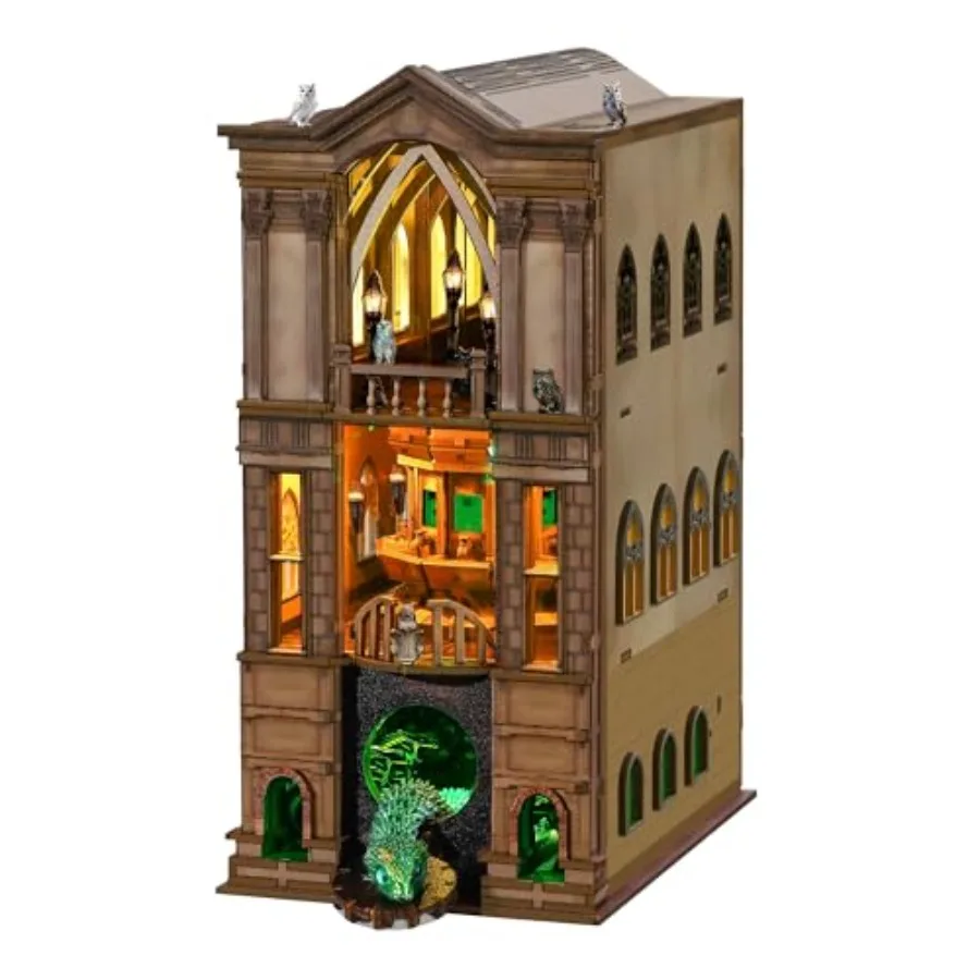 Book Nook Magic Kit - DIY Miniature House Kit for Adults, Teens, Dollhouse Booknook Bookshelf Insert Decor with LED Light, 3D W
Book Nook Magic Kit - DIY Miniature House Kit for Adults, Teens, Dollhouse Booknook Bookshelf Insert Decor with LED Light, 3D W
