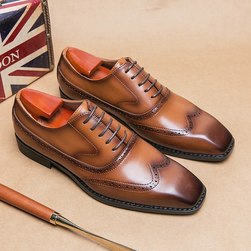 Luxury new men's party men's shoes casual formal business leather shoes men's wedding shoes Italian dress banquet shoes 38-46
Luxury new men's party men's shoes casual formal business leather shoes men's wedding shoes Italian dress banquet shoes 38-46