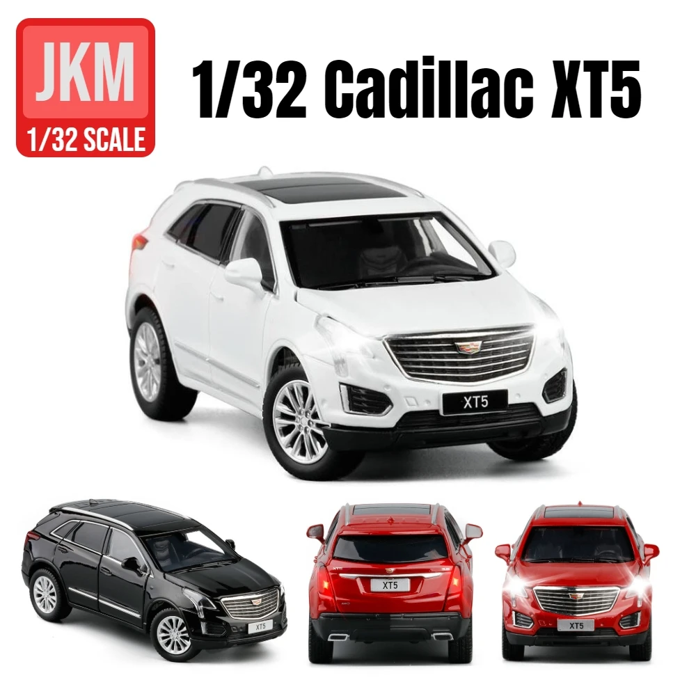 1/32 Cadillac XT5 SUV Sport Toy Car Model Diecast Alloy Vehicle Miniature Sound & Light Collection Gift for Boy Children
1/32 Cadillac XT5 SUV Sport Toy Car Model Diecast Alloy Vehicle Miniature Sound & Light Collection Gift for Boy Children