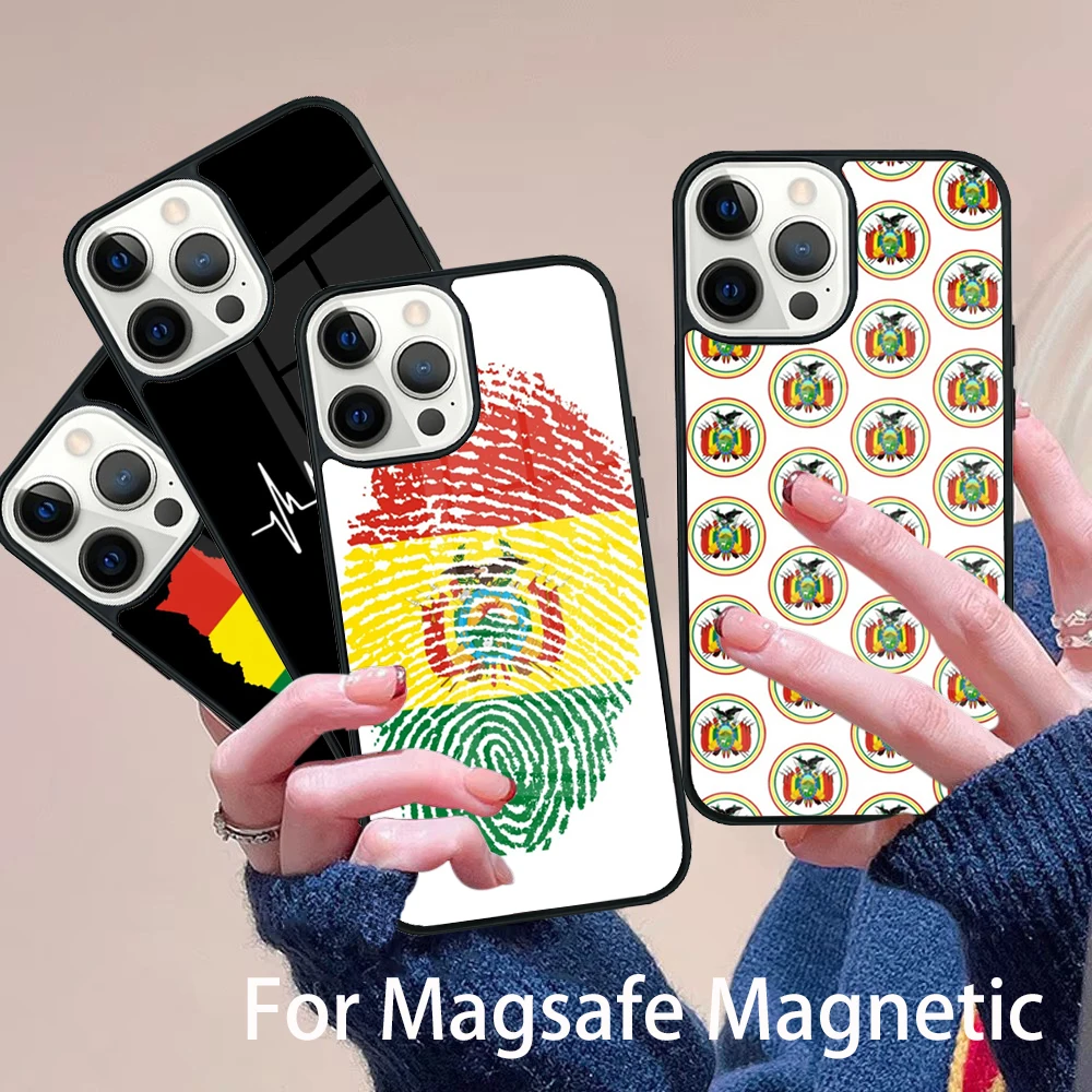 Bolivia Flag Phone Case Magesafe Magnetic Wireless Charge Cover For IPhone 16 11 12 13 14 15 Pro Max Plus Mini
Bolivia Flag Phone Case Magesafe Magnetic Wireless Charge Cover For IPhone 16 11 12 13 14 15 Pro Max Plus Mini