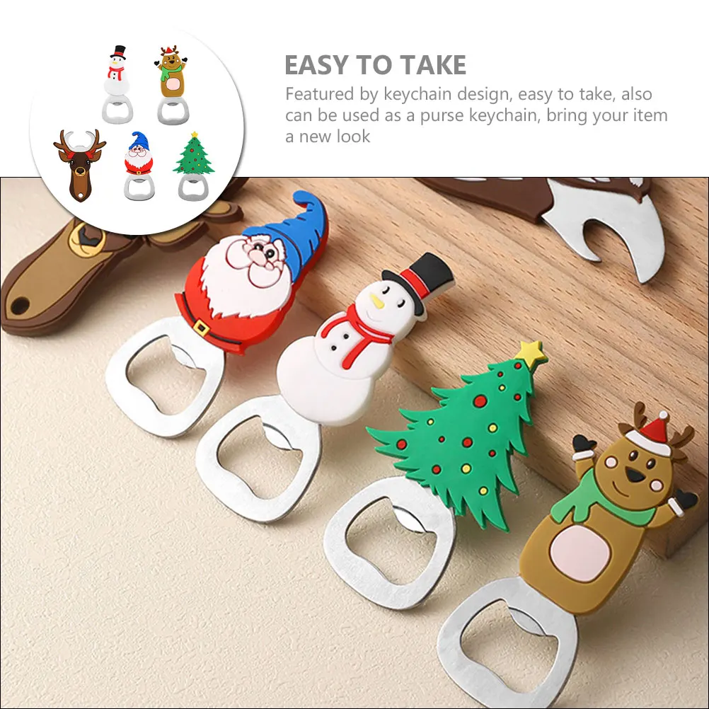 5pcs Cartoon Christmas Beer Openers Stainless Steel Key Shaped Bottle Opener Portable Kitchen Tool Party Gifts 
5pcs Cartoon Christmas Beer Openers Stainless Steel Key Shaped Bottle Opener Portable Kitchen Tool Party Gifts
