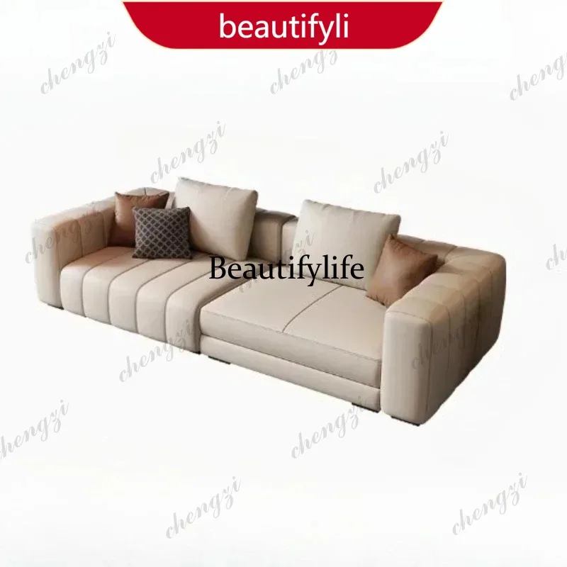 45 Premium Italian Genuine Leather Sectional Sofa Sets Living Room First Layer Cowhide Straight Row Light
45 Premium Italian Genuine Leather Sectional Sofa Sets Living Room First Layer Cowhide Straight Row Light