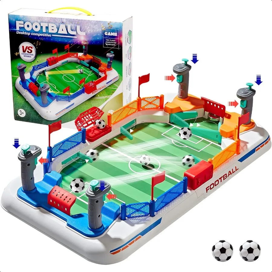 Soccer Board Game for : Mini Foosball Table Game Interaction Soccer Toys for 3 4 5 6 7 812 Year Old Indoor Family Playroom Part
Soccer Board Game for : Mini Foosball Table Game Interaction Soccer Toys for 3 4 5 6 7 812 Year Old Indoor Family Playroom Part