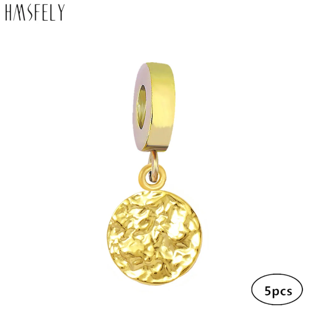 HMSFELY Round Stainless Steel Charm Pendant For DIY Women Bracelets Necklace Jewelry Making Accessories 5pcs
HMSFELY Round Stainless Steel Charm Pendant For DIY Women Bracelets Necklace Jewelry Making Accessories 5pcs