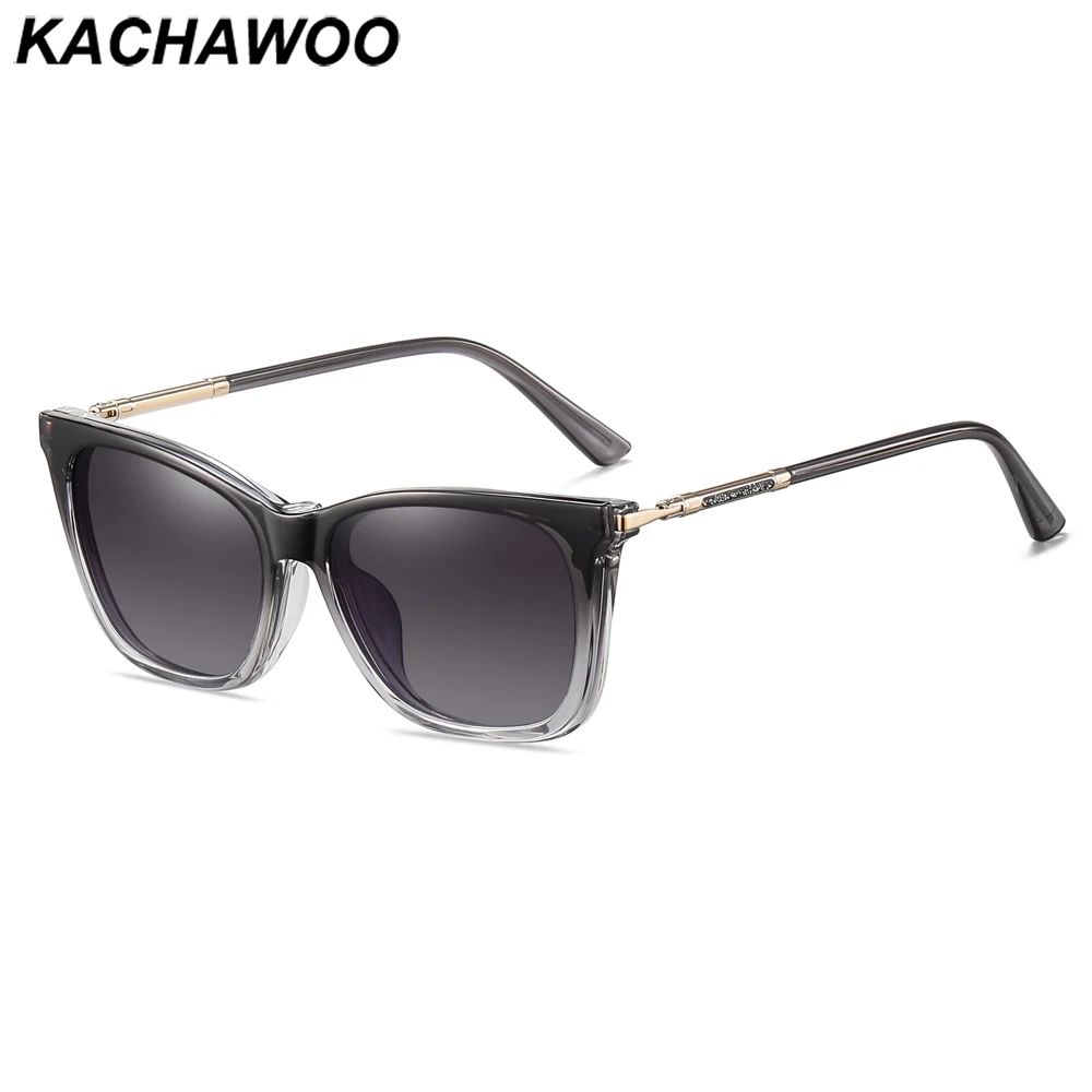 Поляризованные солнцезащитные очки Kachawoo для женщин, очки с магнитной клипсой TR90, женские солнцезащитные очки «кошачий глаз», модный стиль, черный, серый
Поляризованные солнцезащитные очки Kachawoo для женщин, очки с магнитной клипсой TR90, женские солнцезащитные очки «кошачий глаз», модный стиль, черный, серый
