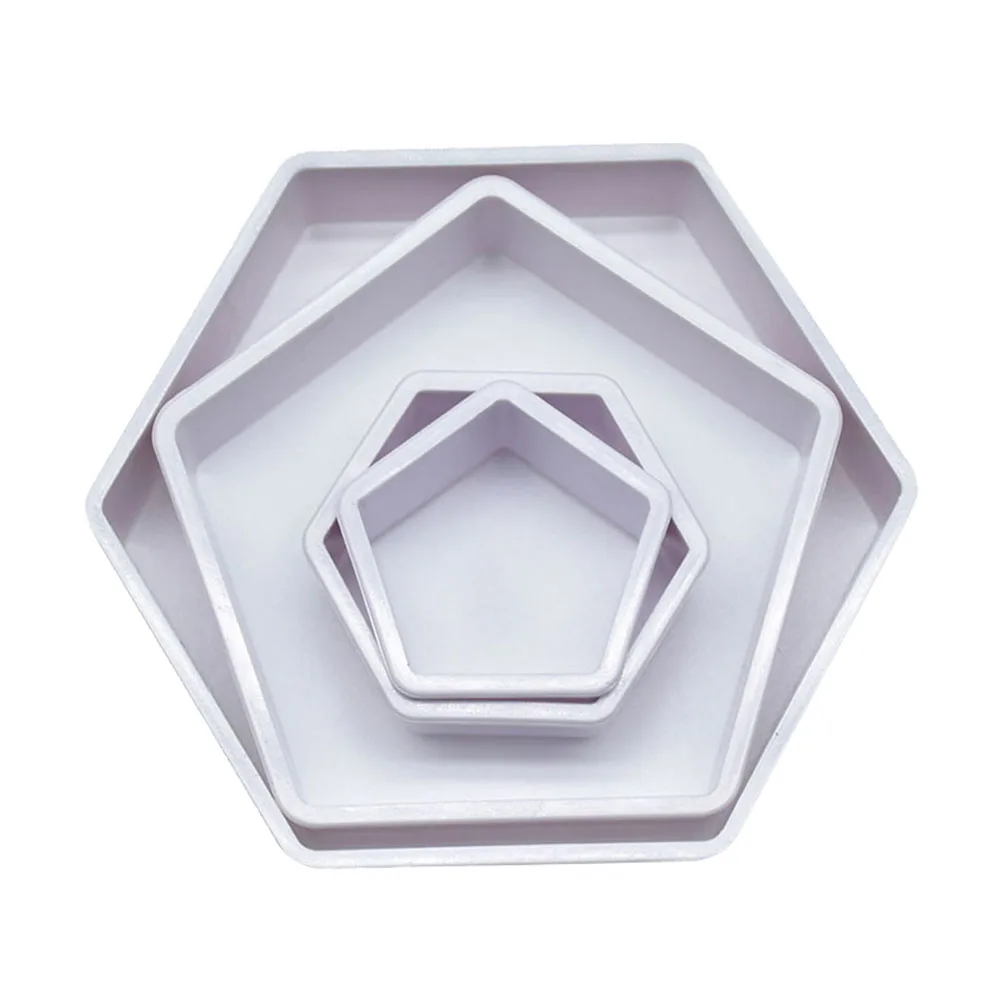 4 Sizes Fondant Cutters Mould Hexagon Shape Cookie Football Mould Stencil Premium Plastic DIY Party
4 Sizes Fondant Cutters Mould Hexagon Shape Cookie Football Mould Stencil Premium Plastic DIY Party