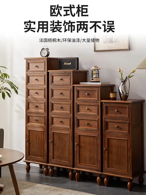 Solid wood narrow bedroom storage household living room storage drawer cabinet floor
Solid wood narrow bedroom storage household living room storage drawer cabinet floor