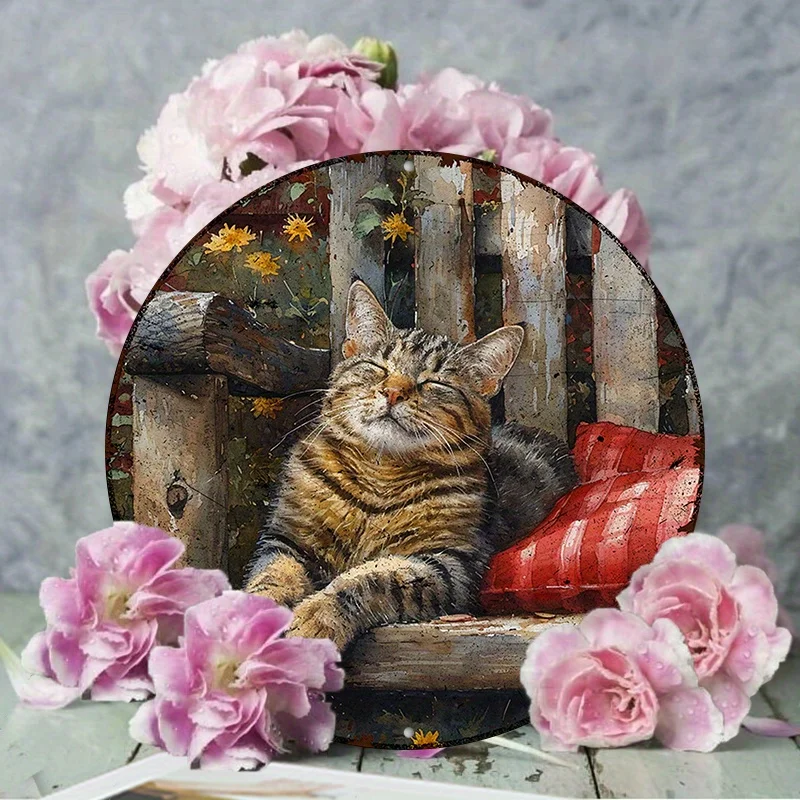 Round Aluminum Sign Metal Sign Metal Sign Maine Cat Summer Outdoor for Restaurant Decor, Room Decor home wall room
Round Aluminum Sign Metal Sign Metal Sign Maine Cat Summer Outdoor for Restaurant Decor, Room Decor home wall room