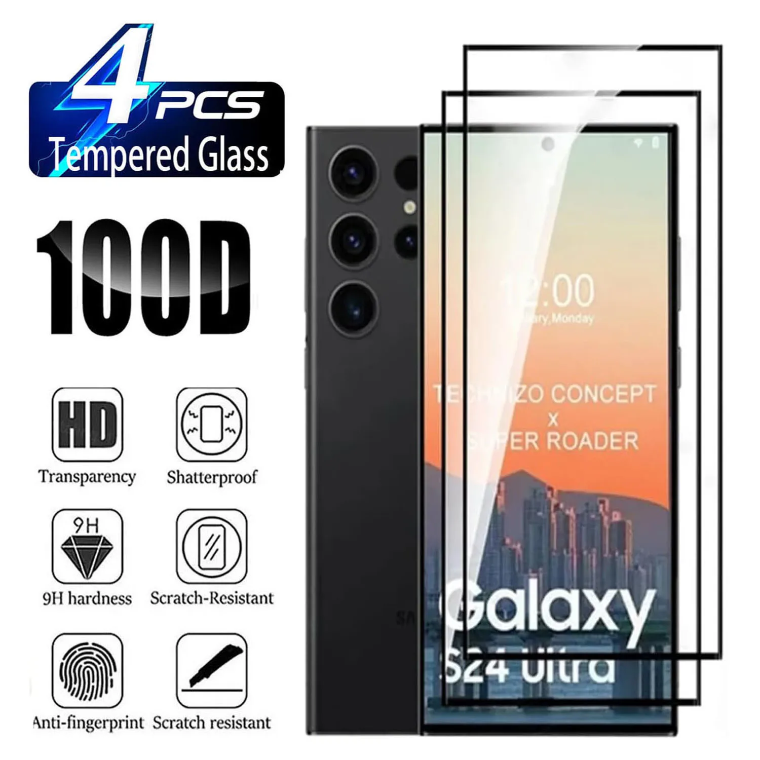 2/4Pcs Black Tempered Glass For Samsung Galaxy S24 +/S25 +/S25 Ultra 5G Film
2/4Pcs Black Tempered Glass For Samsung Galaxy S24 +/S25 +/S25 Ultra 5G Film