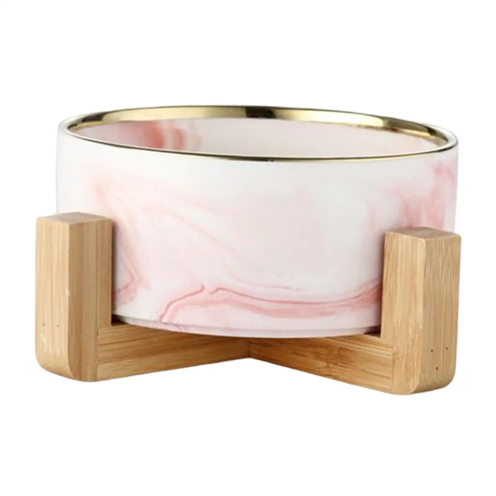 Elevated Ceramic Bowls with Wooden Base Portable Feeder Dish Set for Small Dog and Cat Feeding Indoor
Elevated Ceramic Bowls with Wooden Base Portable Feeder Dish Set for Small Dog and Cat Feeding Indoor