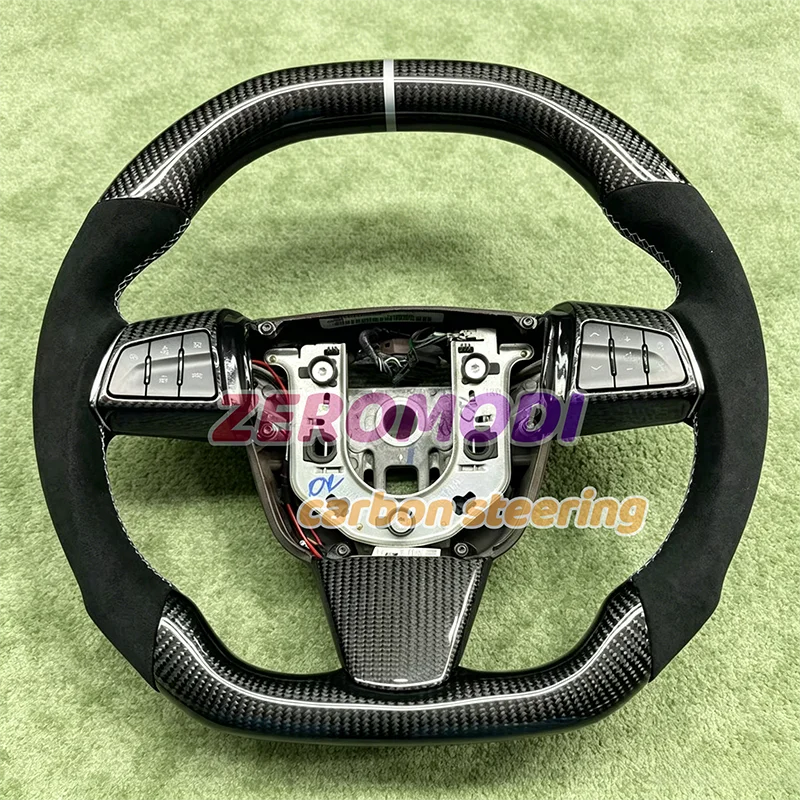 For Cadillac SRX CTS SLS Real Glossy Black Carbon Fiber Steering Wheel High Quality Leather Sport Wheel Customized
For Cadillac SRX CTS SLS Real Glossy Black Carbon Fiber Steering Wheel High Quality Leather Sport Wheel Customized