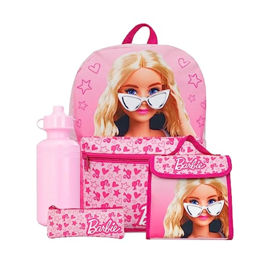 Backpack 4 Piece Set Girls School Bag Set Girls Backpack Lunch Bag Water Bottle and Pencil Case One Size Pink
Backpack 4 Piece Set Girls School Bag Set Girls Backpack Lunch Bag Water Bottle and Pencil Case One Size Pink
