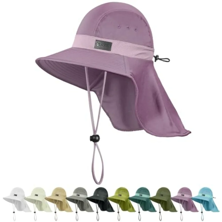 Sukeen Cooling Sun Hat for Men Women UPF50+ Wide Brim Fishing Hat with Neck Flap Adjustable Foldable Bucket Hat for Hiking
Sukeen Cooling Sun Hat for Men Women UPF50+ Wide Brim Fishing Hat with Neck Flap Adjustable Foldable Bucket Hat for Hiking