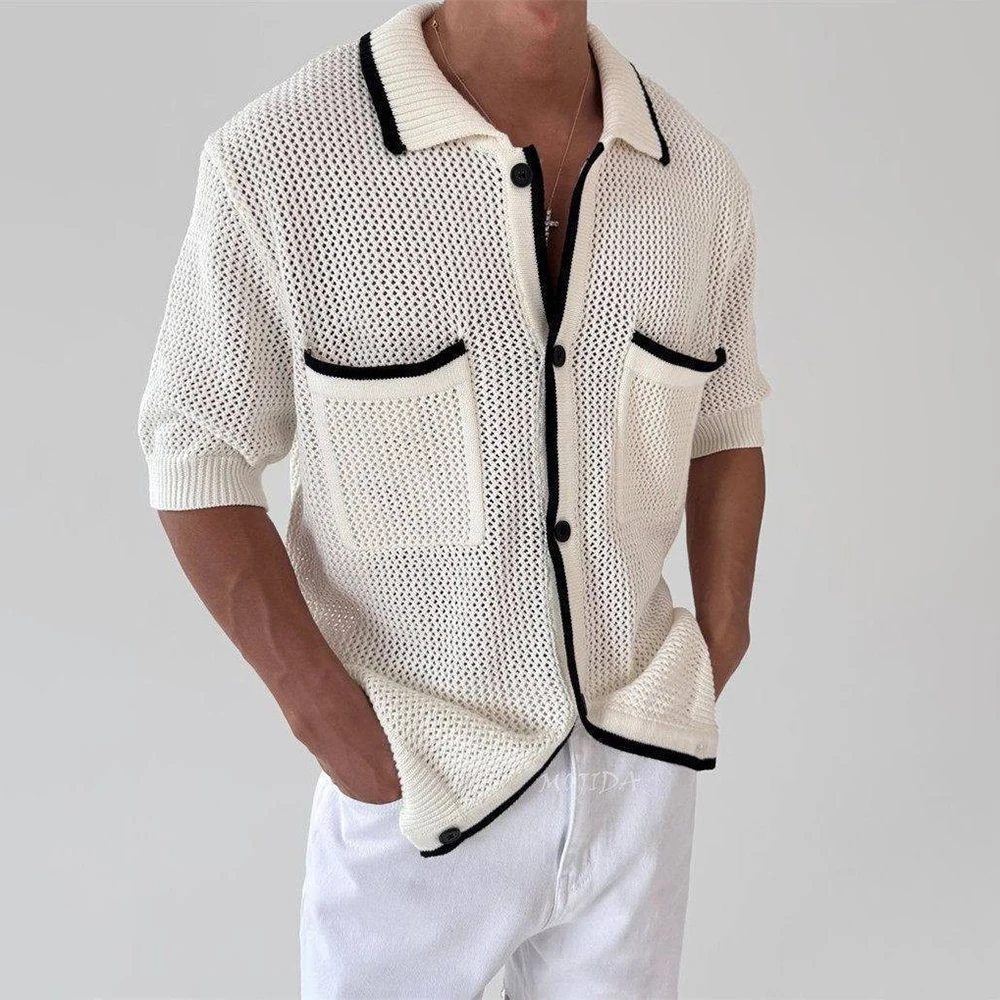 2026 Summer New Men's Color Block Short-Sleeve Shirt American Retro Fashion Trendy Street Casual Loose Breathable Men's Top
2026 Summer New Men's Color Block Short-Sleeve Shirt American Retro Fashion Trendy Street Casual Loose Breathable Men's Top
