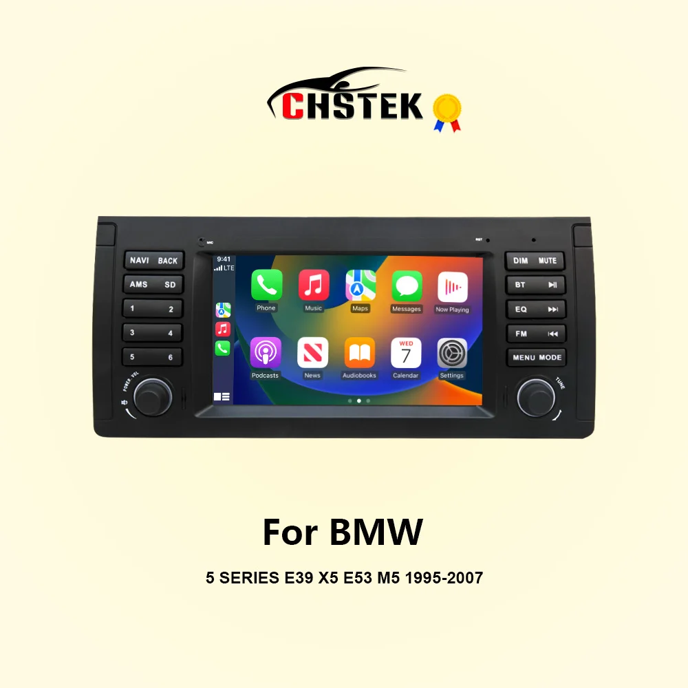 CHSTEK Car Radio Android 13 Carplay For BMW 5 Series E39 X5 E53 M5 1995-2007 Multimedia Automotiva Navigation Bluetooth WIFI 4G
CHSTEK Car Radio Android 13 Carplay For BMW 5 Series E39 X5 E53 M5 1995-2007 Multimedia Automotiva Navigation Bluetooth WIFI 4G