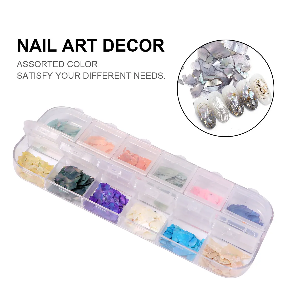 Shell Nail nament Decor Durable Lightweight DIY Manicure Art Decoration Easy Apply Natural Artificial Nails Fashion Shell Decor
Shell Nail nament Decor Durable Lightweight DIY Manicure Art Decoration Easy Apply Natural Artificial Nails Fashion Shell Decor