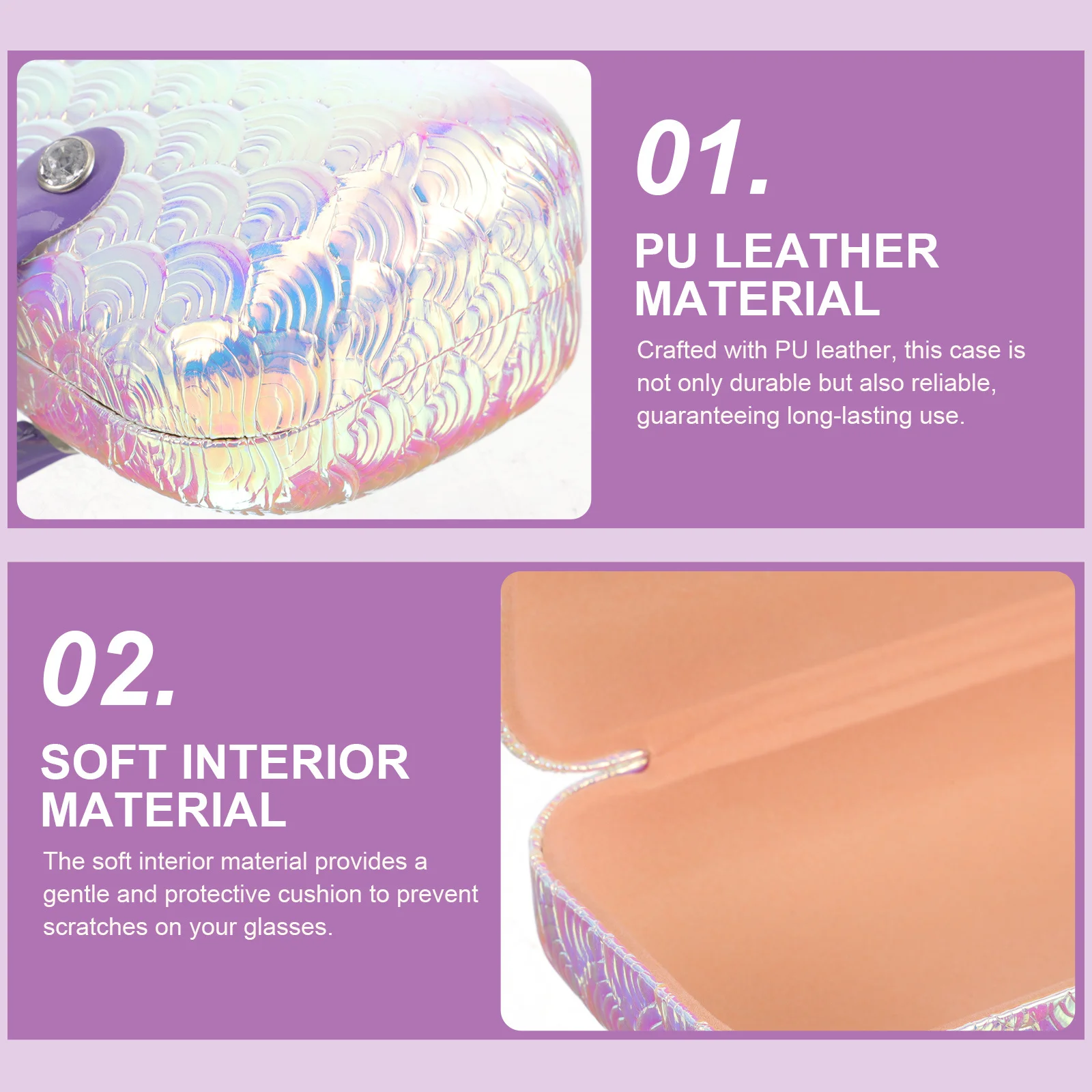 Stylish Handheld Glasses Case Portable Eyewear Organizer Hard Shell Travel Sunglass Case for Women Compact Accessory Holder
Stylish Handheld Glasses Case Portable Eyewear Organizer Hard Shell Travel Sunglass Case for Women Compact Accessory Holder