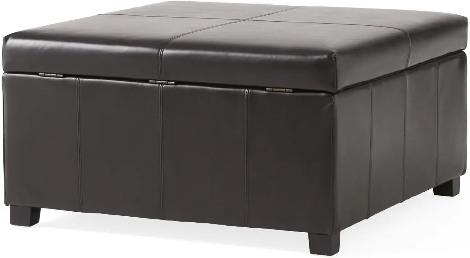Living Berkeley Brown Leather Square Storage Ottoman Espresso
Living Berkeley Brown Leather Square Storage Ottoman Espresso