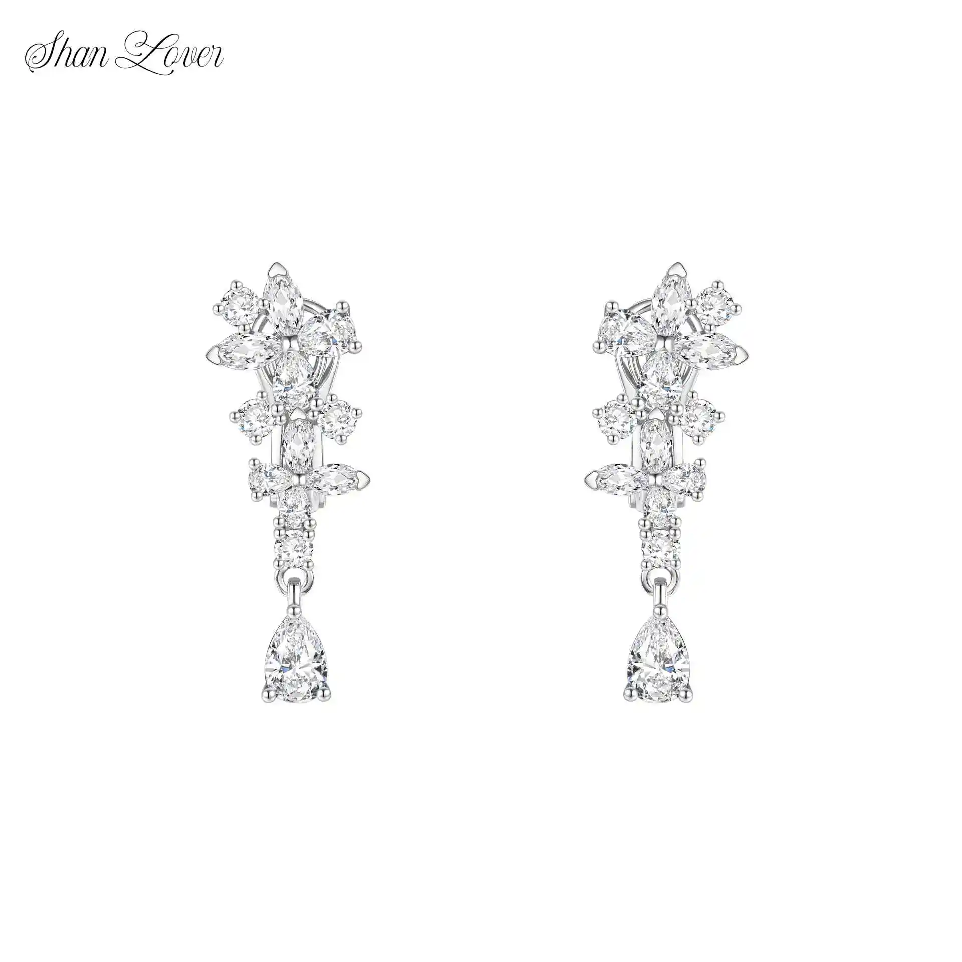 ShanLover Brand High Quality Woman 925 Sterling Silver Stud Earrings Diamond Butterfly s925 Silver Fashion Drop Earrings Jewelry
ShanLover Brand High Quality Woman 925 Sterling Silver Stud Earrings Diamond Butterfly s925 Silver Fashion Drop Earrings Jewelry