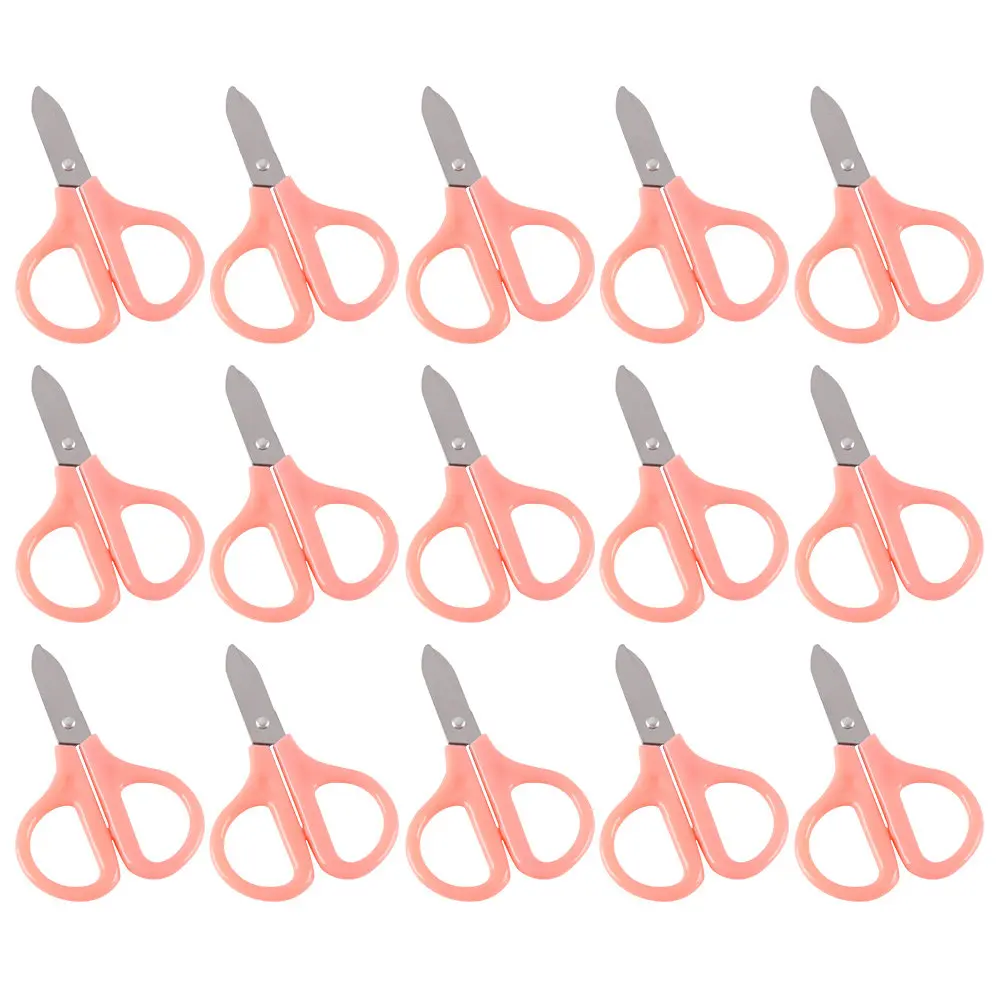 15Pcs Kids Safety Scissors Smooth Edge Portable Small Craft Scissors for DIY Scrapbook Greeting Cards School Art Projects
15Pcs Kids Safety Scissors Smooth Edge Portable Small Craft Scissors for DIY Scrapbook Greeting Cards School Art Projects
