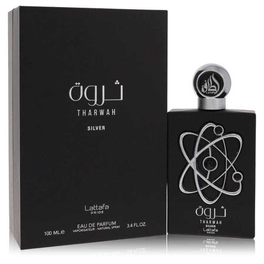 Lattafa Pride Tharwah Silver by Lattafa Eau De Parfum Spray 
Lattafa Pride Tharwah Silver by Lattafa Eau De Parfum Spray