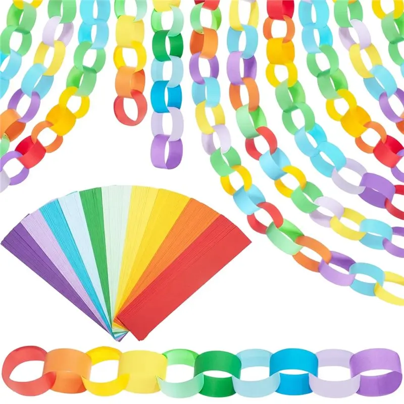 Practical Tool 1000 Sheet Paper Chain Garland Strip,Construction DIY Craft Paper Chain For Classroom Home Holiday Party Decor Wi
Practical Tool 1000 Sheet Paper Chain Garland Strip,Construction DIY Craft Paper Chain For Classroom Home Holiday Party Decor Wi