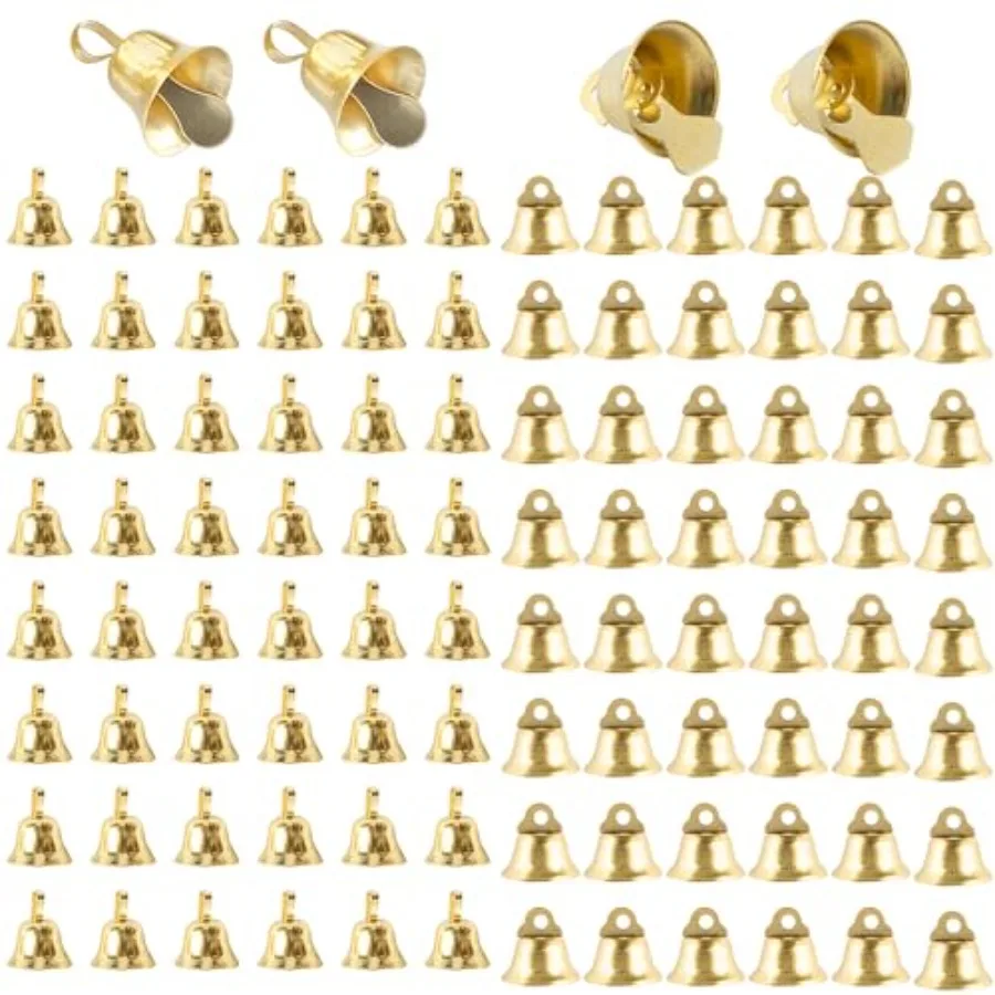 , 100 Pack Gold Mini Bells Jingle Vintage Christmas for Decoration
, 100 Pack Gold Mini Bells Jingle Vintage Christmas for Decoration